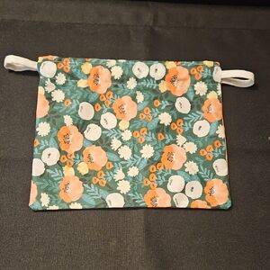 Floral Drawstring Pouch